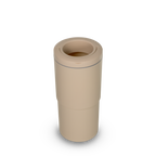 Thoth L - Telescopic Nappy Bin - Beige
