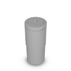 Thoth L - Telescopic Nappy Bin - Concrete