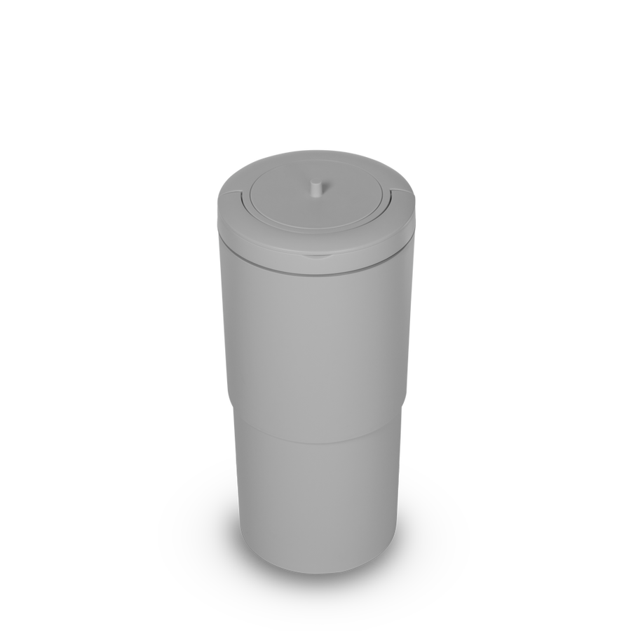 Thoth L - Telescopic Nappy Bin - Concrete — view 5
