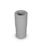 Thoth L - Telescopic Nappy Bin - Concrete