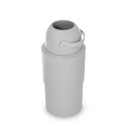 Heka L - Telescopic Nappy Bin - White