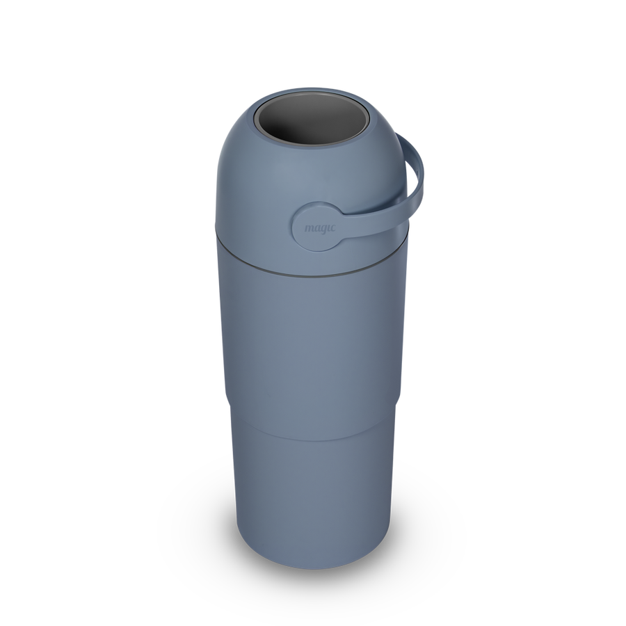 Thoth L - Telescopic Nappy Bin - Pigeon Blue — view 2