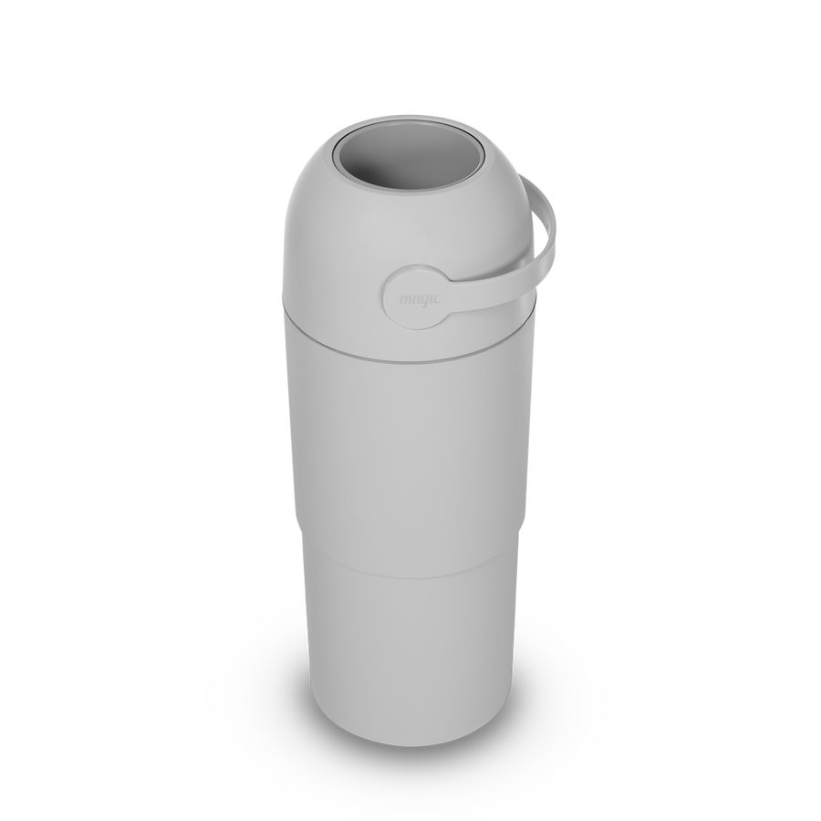 Thoth L - Telescopic Nappy Bin - White — view 2