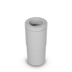 Thoth L - Telescopic Nappy Bin - White